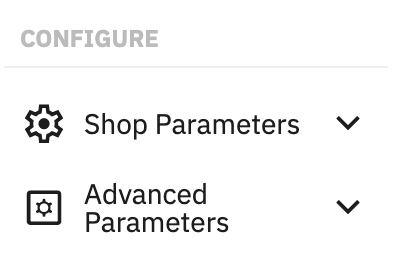 Advanced Parameters in the PrestaShop side menu